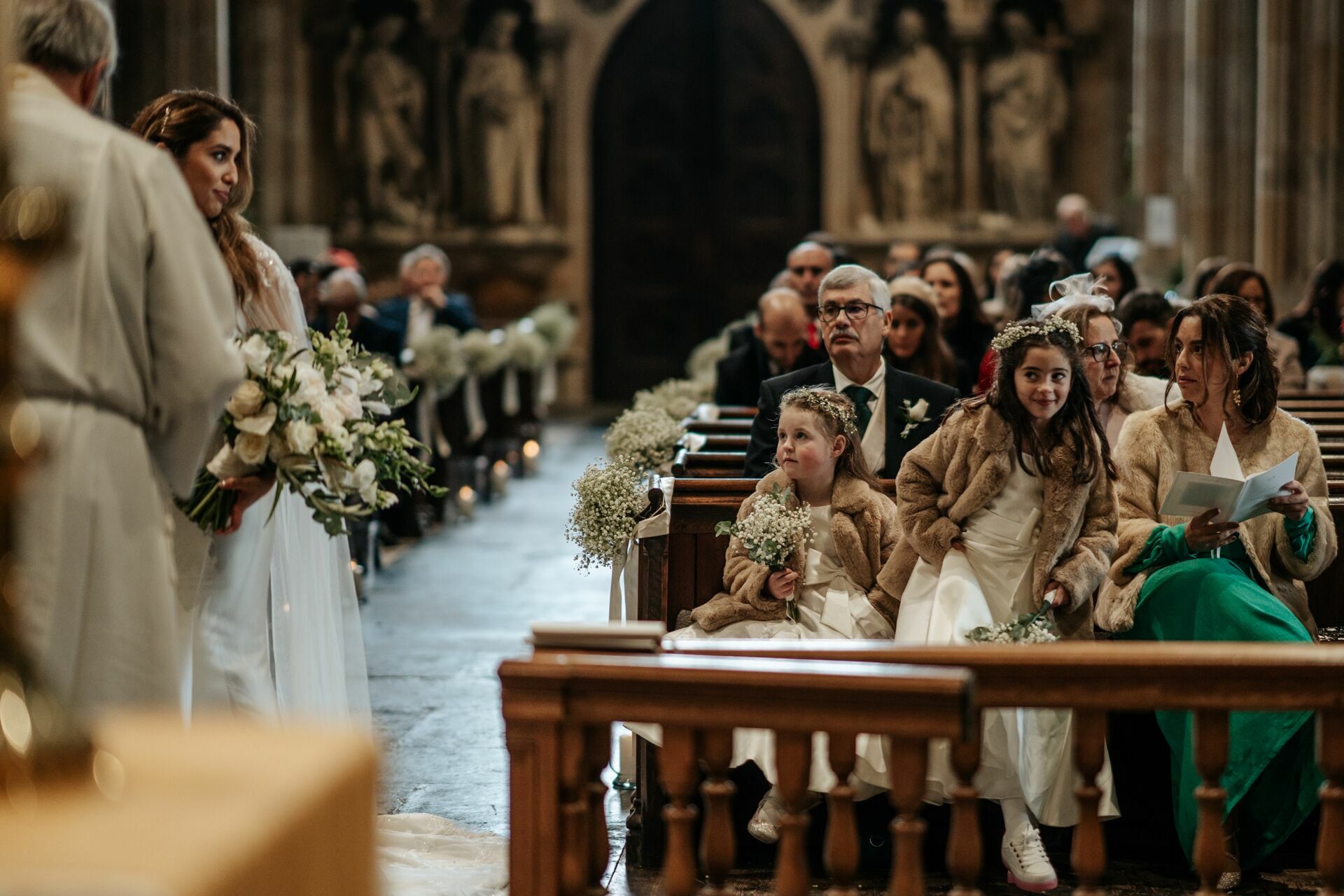 Cerimónia na igreja em Inglaterra